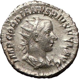 GORDIAN III 244AD Authentic Rare Ancient Silver Roman Coin