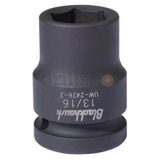 Blackhawk By Proto UW 2444 2 Impact Socket, 3/4 Dr, 6 Pt, 1 3/8x2 1/4 In