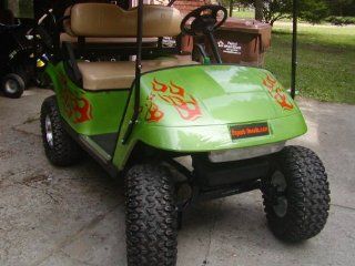 Golf cart Flame Graphics set #2    Automotive