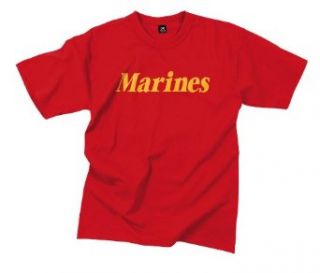 2x   Red marines T shirt Clothing