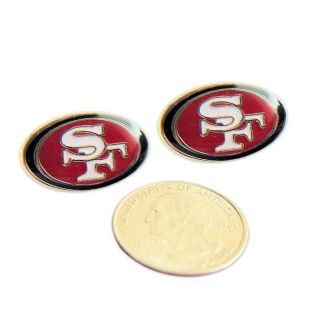 San Francisco 49ers Stud Logo Earrings