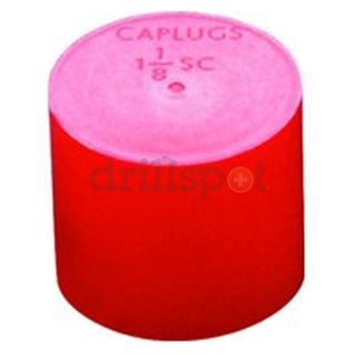 & Plugs) 243601HB 3.500x1.38 Red LDPE SC 3 1/2 Tube End Sleeve Cap
