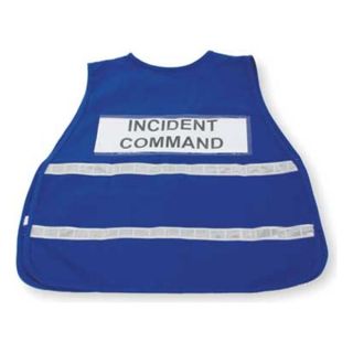 Condor 2PDL9 Safety Vest, Incident, Polyester, Blue
