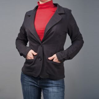 AtoZ Womens Classic Blazer Jacket