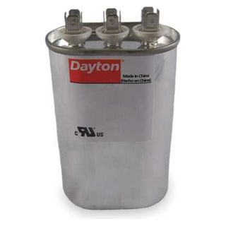 Dayton 2MDY1 Run Capacitor, 40/5 MFD, 370 VAC, Oval