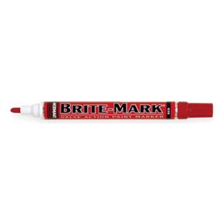 Dykem 84006 Paint Marker, Brite Mark(R) 916, Red
