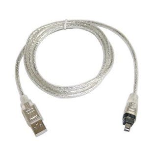 HDE 4 ft/ 1.2m USB 2.0 to 4 Pin FireWire IEEE 1394 Cable