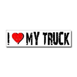 Love My Truck   Window Bumper Sticker    Automotive