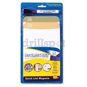 Quartet 12707292 ReWritables Dry Erase Magnets
