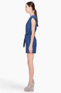 A.P.C. Blue Denim Jumpsuit for women