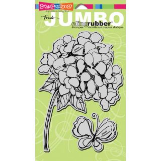 Stampendous Hydrangea Jumbo Cling Rubber Stamp