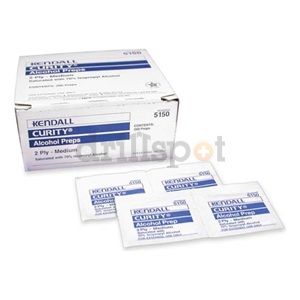 Unimed Midwest KAPP019150 Nonsterile Alcohol Prep Pads