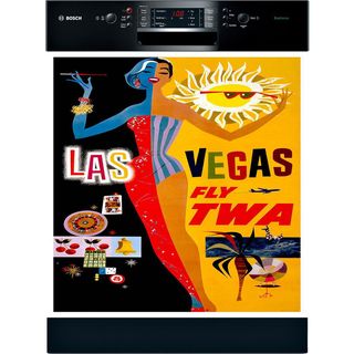 Appliance Art Las Vegas Vintage Dishwasher Cover