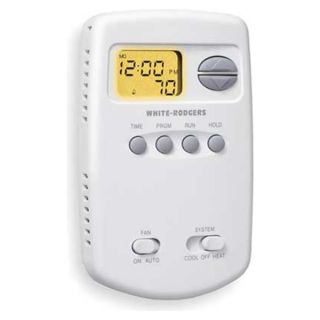 White Rodgers 1E78 151 Digital Thermostat, 1H, 1C, 5 2 Program