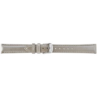 Timex Womens T7B953 16mm Taupe Metallic Leather Replacement Strap