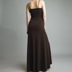 Issue New York Womens Brown Rhinestone Buckle Cocktail Dress