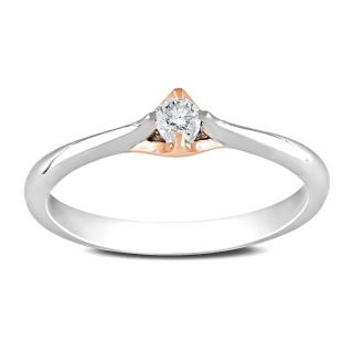 tone gold 1 10ct tdw diamond solitaire ring msrp $ 429 57 sale $ 161