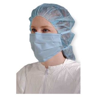 Dupont ML7330BU000500BH Cleanroom Mask, Universal, Blue, PK 500