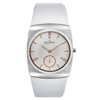 Skagen Womens Stainless Steel Crystal Watch Today $91.99