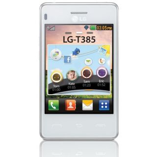 LG T385 Wi Fi Blanc   Achat / Vente TELEPHONE PORTABLE LG T385 Wi Fi