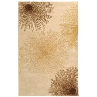 soho burst beige new zealand wool rug 3 6 x 5 6 compare $ 165 99 sale