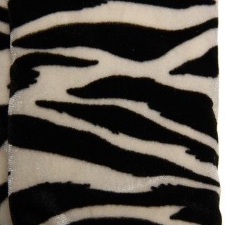 Cejon Womens Zebra Print Velvet Gloves
