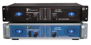 Technical Pro 2U Professional Amplifier, 1500 Watts Peak