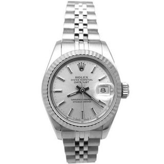Pre owned Lady Rolex Stainless Steel Datejust Watch