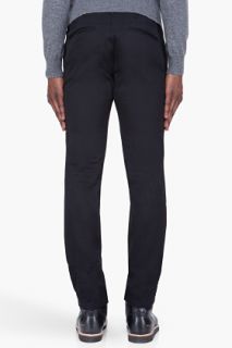 Wings + Horns Black Westpoint Twill Chinos for men