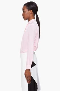 3.1 Phillip Lim Pink Silk Tuxedo Shirt for women
