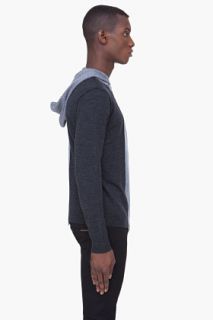 Billtornade Contrast Wool Rick Hoodie for men