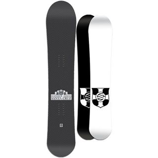 Santa Cruz Mens Black Twinza Platinum 159cm Snowboard