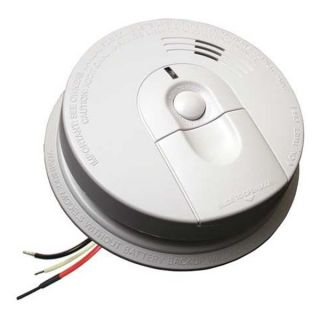 Firex 21007581 Smoke Alarm, Ionization, 120VAC, 9V