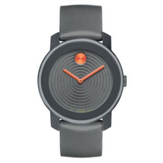 Movado Bold Unisex Large Grey with Orange Watch