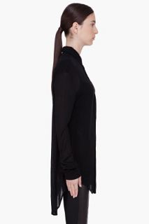 Pierre Balmain Oversize Black Knit Blouse for women