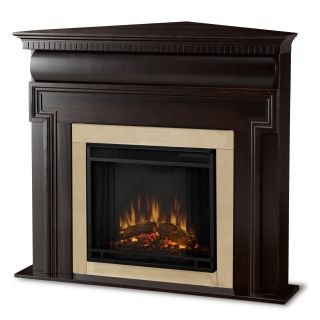 Real Flame Mt. Vernon Dark Walnut Electric Corner Fireplace Today $