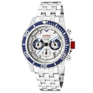 Red Line Mens Piston Stainless Steel Watch