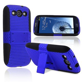 Black/ Blue Hybrid Case for Samsung Galaxy S III/ S3 i9300 Today $4