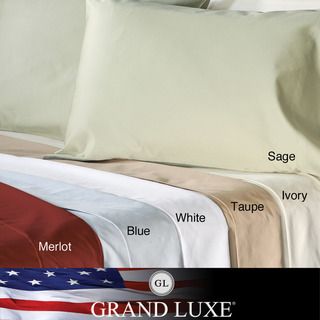 Grand Luxe Egyptian Cotton 500 Thread Count Solid California King size