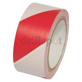 Incom WT2200 2 x 108 6mm Red/White Hazard Warning Aisle Marking Tape