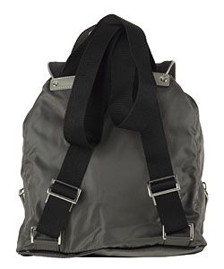 Prada Dark Grey Nylon Mini Backpack