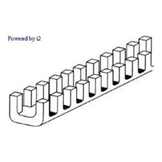 Panduit GE128 C Flexible Grommet Edging, Pack of 100