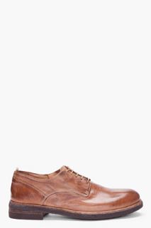 Officine Creative Tan Leather Vertigo Shoes for men