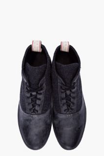 Rag & Bone Charcoal Wool Mercer Sneakers for men
