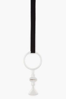 Maison Martin Margiela Silver Bolt Necklace for women