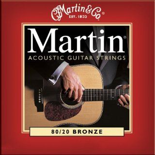 M140 80/20 Bronze Acoustic Guitar Strings, Light Musical