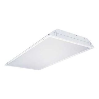 Lithonia 2GT8 3 32 A12 MVOLT 1/3 GEUS Recessed Troffer, Lensed, F32T8, 3 Lamp