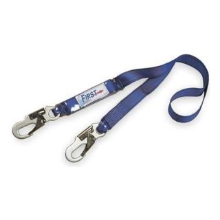 Protecta AE57610 Lanyard, 1 Leg, Polyester, Blue