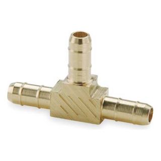 Parker 224 4 Union Tee, 1/4 In Tube Size, Brass