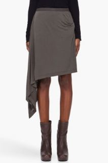 Rick Owens Dark Dust Angled Skirt for women